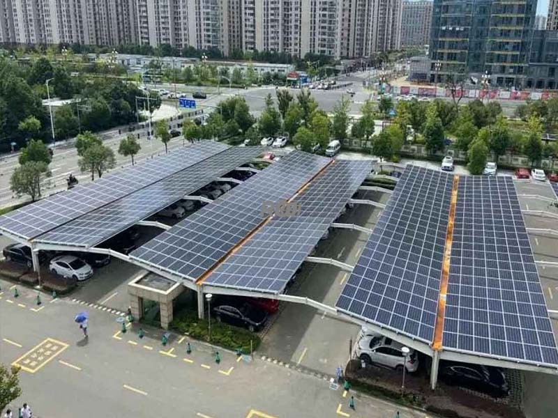 Industrial and commercial photovoltaic solar shade | A green solution that combines aesthetics and practicality