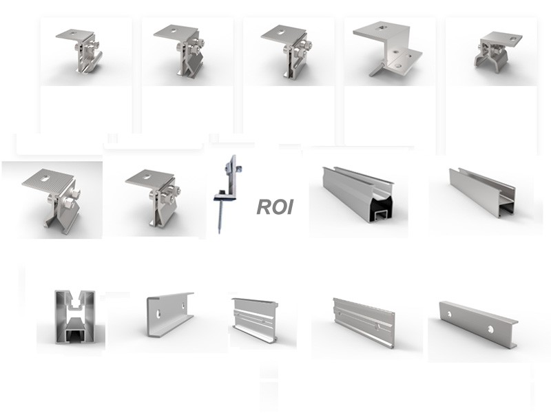 Accessories of Solar Panel Mounts for All Roof Types