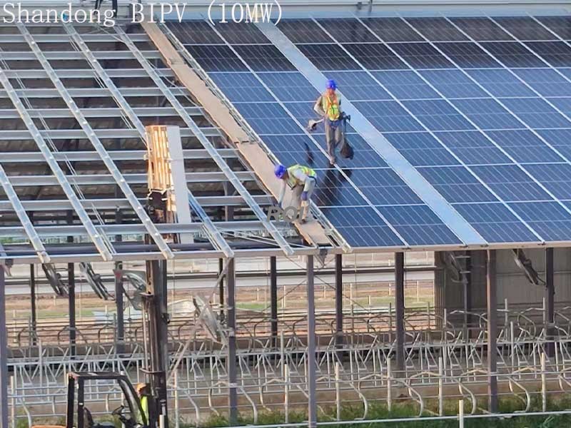 Shandong 10MW BIPV Project
