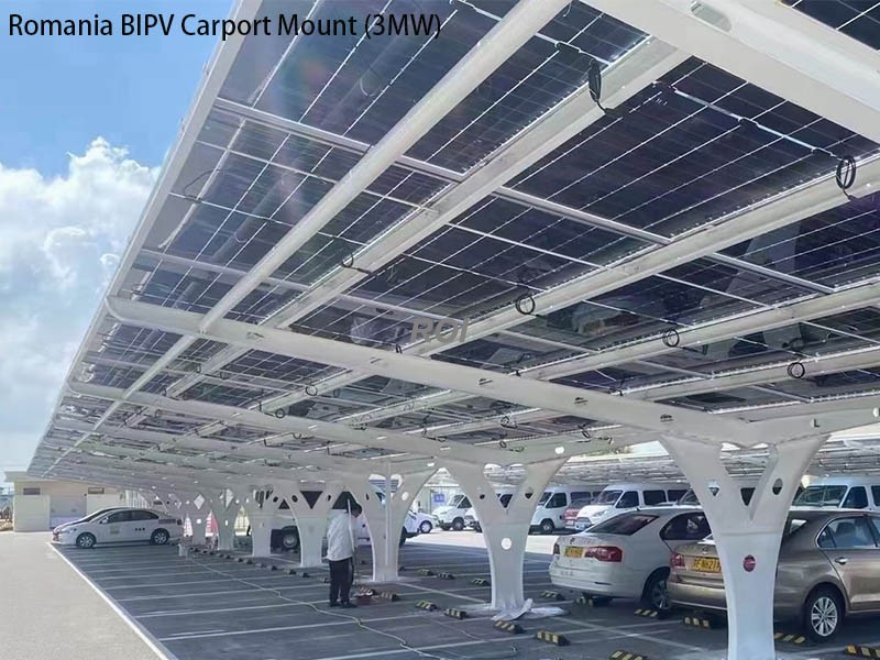 Romania BlPV Carport Mount Project