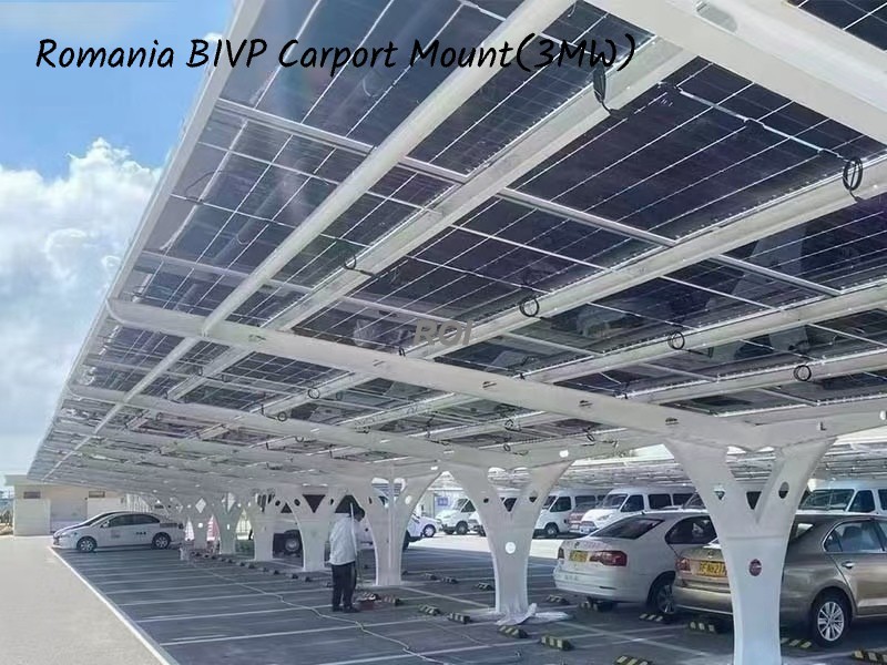 Romania BlPV Carport Mount Project
