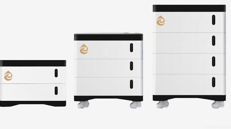 Low-voltage stacked energy storage battery