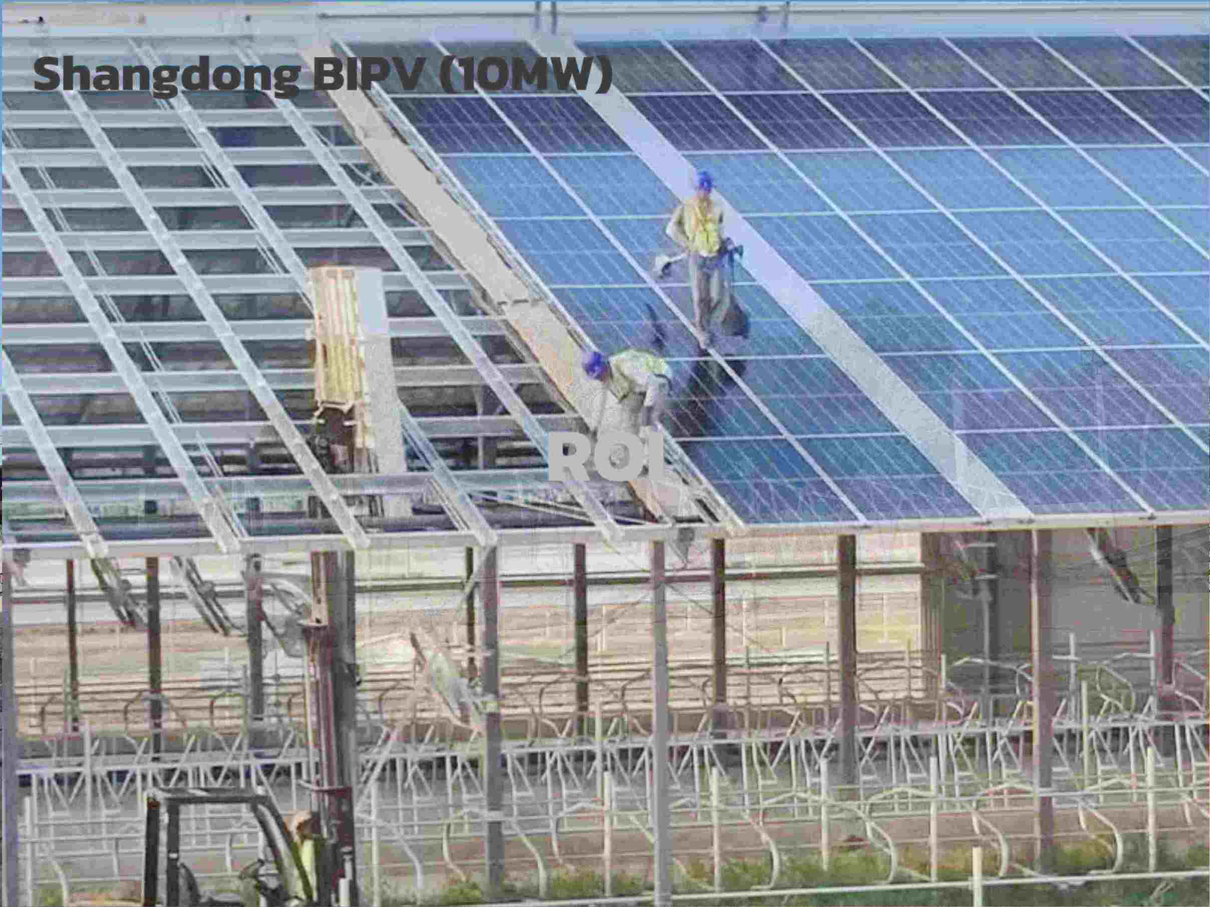Shandong 10MW BIPV Project