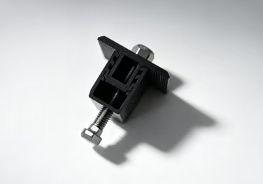 Adjustable Solar Panels Mid Clamps for Metal Roof, Tin Roof, Flat Roof, Sheet Roof, Black