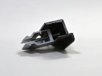 Universal Fast Installation Adjustable Black Aluminum Anodized Solar End Clamps Tile Roof Panel
