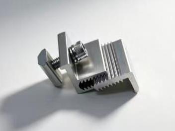 Adjustable End Clamp Solar Photovoltaic Bracket Accessories for Solar Panels