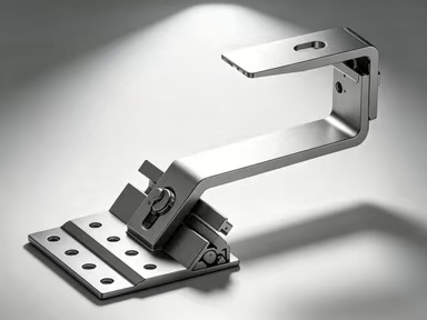 Tile Roof Flat Germany Spain European Solar Pv Structure Aluminium Adjustable Solar Hook